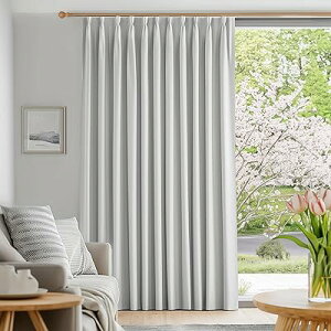 �Ռ��J�[�e�� �h���[�v�J�[�e�� ���n ��150cm��230cm �O���[�z���C�g 1���� 1���Ռ� ������� �d