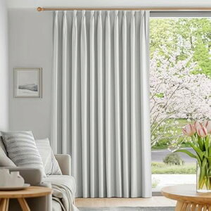 �Ռ��J�[�e�� �h���[�v�J�[�e�� ���n ��130cm��230cm �O���[�z���C�g 1���� 1���Ռ� ������� �d