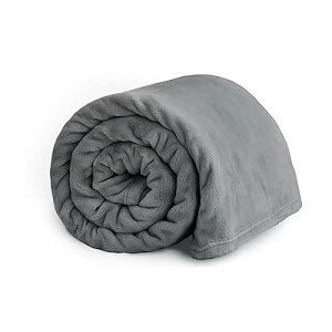 �ѕz �V���O�� �H�~�p�ł� �u�����P�b�g 100x140cm �O���[ �}�C�N���t�@�C�o�[ �_�炩�����G��