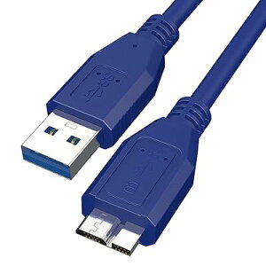 USB3.0 �P�[�u�� USB A �I�X to microB �I�X �f�[�^�P�[�u�� �����]���� �O�t��HDD SSD �O�t��BD�h���C