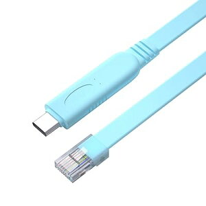USB �R���\�[���P�[�u�� Type-c RS232-RJ45 FTDI�`�b�v�t�� 1.8m/5.94ft