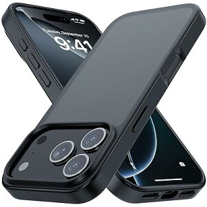 iPhone 17 Pro �P�[�X �}�b�g�N���A TPU+PC ������ �ϏՌ� ����~�� �P�[�X �w��h�~ �ČRMIL�K�i ��