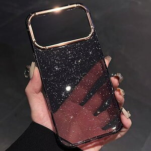 for iPhone 17 Pro Max �P�[�X �L���L�� ���� �N���A �؍� ��phone17ProMax �P�[�X �S�[���h���C�� �O��