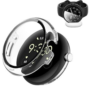 �y�t���J�o�[�ی�z For Google Pixel Watch 4 �J�o�[ 41MM 45MM �Ή� google pixel watch 4 41mm �����^ PC+�K��