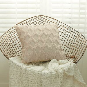 �N�b�V�����J�o�[ 40x40cm �k�� 2���Z�b�g �t�F�C�N�t�@�[ �x���x�b�g ������� ���� �� �_��