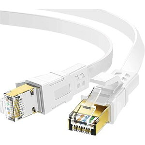 LAN�P�[�u�� 20m Cat7 �z���C�g�A�C�[�T�l�b�g�P�[�u�� �E���g���t���b�g�P�[�u�� ���� STP �ܐ�