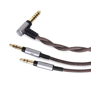6N�P������ MDR-Z7 MDR-Z1R �Ή����P�[�u�� 4.4mm�o�����X(5��)��3.5mm�~�j�v���O(3��)x2 DENON D7100 D7200