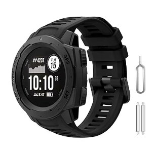 �o���h Compatible for Garmin Instinct 2/Instinct/Esports/Tide/Tactical�C�X�|�[�c�V���R�����X�g�o���h����