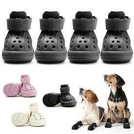 犬靴 犬用ブーツ ドッグシューズ 犬用サンダル 春夏用 軽量通気 メッシュ 抗菌防臭 柔らかく