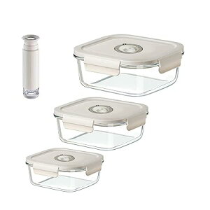 �^��ۑ��e��&�ϔM�K���X 525ML+800ML+1230ML+�蓮�|���v�Z�b�g - ��^��ۑ��̗e������ő�8�{