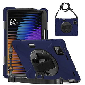 For Xiaomi Pad 7/Pad 7 Pro 11.2 inch �P�[�X �V�����_�[ ���|�� �V���R�� 360�x ��] �ϏՌ� �h�o �ϋv