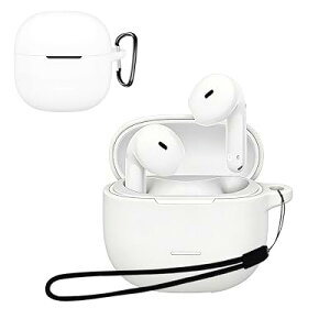 For Xiaomi Redmi Buds 8 Active �P�[�X �_�炩�ȃV���J�Q���̃X�|�[�c�N�[���ȃf�U�C�� �Ռ��z�� �h�� �h�o �y�� �����h�~�p�̃t�b�N�𓋍ڂ��� �X�����\�t�g �P�[�X�J�o�[ Xiaomi Redmi Buds 8 Active �J