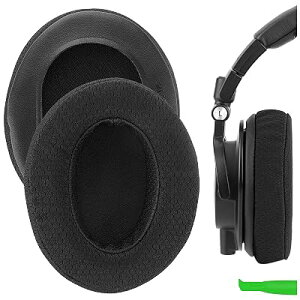 �C���[�p�b�h Comfort �݊��� �p�b�h �I�[�f�B�I�e�N�j�J ATH M50X, M50XBT, M50XBT2, M50, M40X, M30, M20, M10 �w�b�h�z���ɑΉ� �p�b�h �C���[/�C���[�J�b�v ���b�V���t�@�u���b�N (�u���b�N)