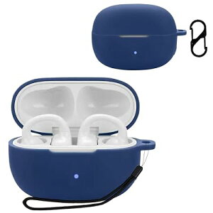 For Edifier Comfo Q �P�[�X �J�o�[���C�����X �C���[�z�� �p �P�[�X �V���R�� �����܂܏[�d�\ ���s �ی�J�o�[ �L�Y�h�~ �ϏՌ� �h�� ���[ �S�ʕی� �[�d�֗� �h�k �y�ʏ��^(�u���[)