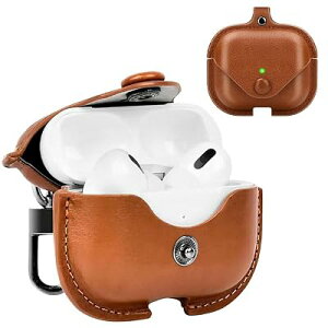 airpods pro 3 �P�[�X �Ή� airpods pro 3 �����{�v PU���U�[ �G�A�|�b�Y�v��3 �P�[�X ���U�[ �S�ʕی� �[�d LED���C�g�������� �ϏՌ� �y�� �L�Y�h�~ ������� ���C�����X�[�d�Ή� �L�[�z���_�[�t��
