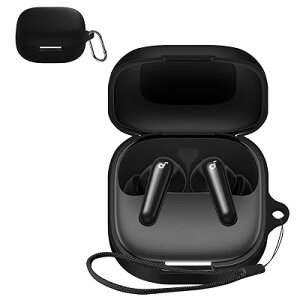 For Anker Soundcore P31i �P�[�X�_�炩�ȃV���J�Q���̃X�|�[�c�N�[���ȃf�U�C�� �����[�d�\ �Ռ��z�� �h�� �h�o �y�� �����h�~�p�̃t�b�N�𓋍ڂ��� �X�����\�t�g �P�[�X�J�o�[ �����h�~ Anker