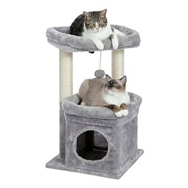 キャットタワー ミニ 猫タワー 小型 低い 小さめ 据え置き 人気 爪とぎポール 爪研ぎ 麻紐 猫