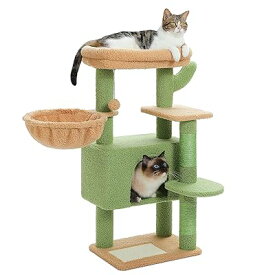 キャットタワー ミニ スリム 猫タワー 低い 小さめ 据え置き コンパクト 省スペース おしゃ