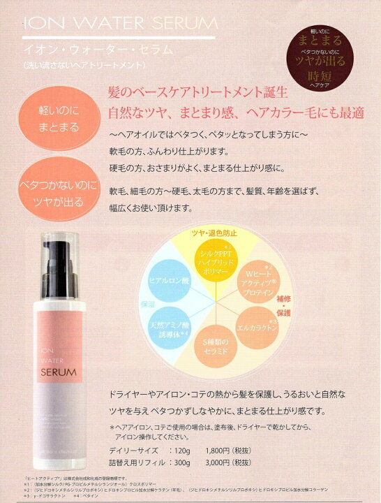 楽天市場】イオン ウォーター セラム 120g ION WATER SERUM ベースケア 