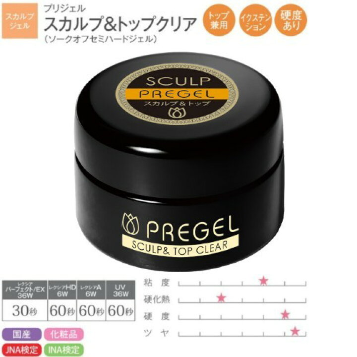 楽天市場】プリジェル PREGEL スカルプ&トップクリア 15g ツヤ 輝き 長 