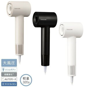 TESCOM �e�X�R�� �}�C�i�X�C�I�� �w�A�h���C���[ TD760A �z���C�g / �u���b�N / �x�[�W�� I���^ I�^ �X���� �y�� ���� �ᑛ�� ���⎩���ؑ� �啗�� �啗�� �R���p�N�g �Ód�C �r���[�e�B�[�Ɠd �l