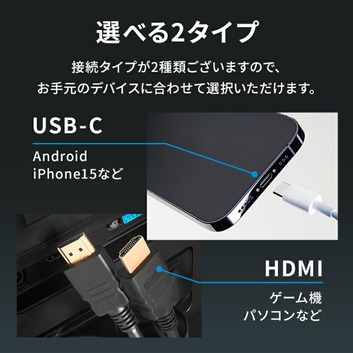 楽天市場】ワイヤレスアダプター USB-C HDMI ワイヤレス 