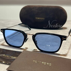 【並行輸入品】【正規品・新品】TOMFORD トムフォード TF1042D FT1042D 01V イタリア製 サングラス メガネ 眼鏡 メンズ レディース TOM FORD トム フォード 伊達メガネ ブルーレンズ アジアンフィット 送料無料
