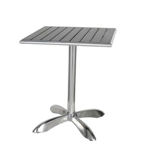 DULTON �_���g�� ALUMINUM CAFE TABLE SQUARE �A���~�j�E�� �J�t�F �e�[�u�� �C���_�X�g���A�� �K�[�f�� �o���R�j�[ �A�����J�� ���O