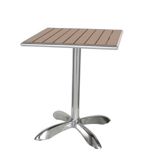 DULTON �_���g�� ALUMINUM CAFE TABLE SQUARE �A���~�j�E�� �J�t�F �e�[�u�� �C���_�X�g���A�� �K�[�f�� �o���R�j�[ �A�����J�� ���O
