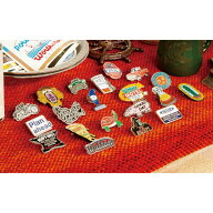 DULTON ダルトン PINS ピンズ コレクション バッジ ピンバッジ ミセス GOOD DAY HIPPO ミセスグリーンア…