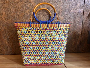 UNICOM ���j�R�� FlowerBasket ���������� �����o�b�O �n���h���C�h �������o�b�O ���������� LILA&FLEUR �ԕ� �{�^�j�J�� �S�u�����D�� ���g�� ��l���킢�� ������� ���o���� �t�ăo�b�O
