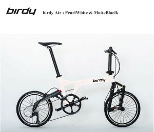 birdy(o[fB) birdy Air "Pearl white & Matte black" J[