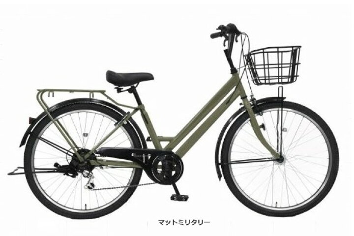 楽天市場】丸石サイクル New グラウス シティサイクル 26サイズ 6段 