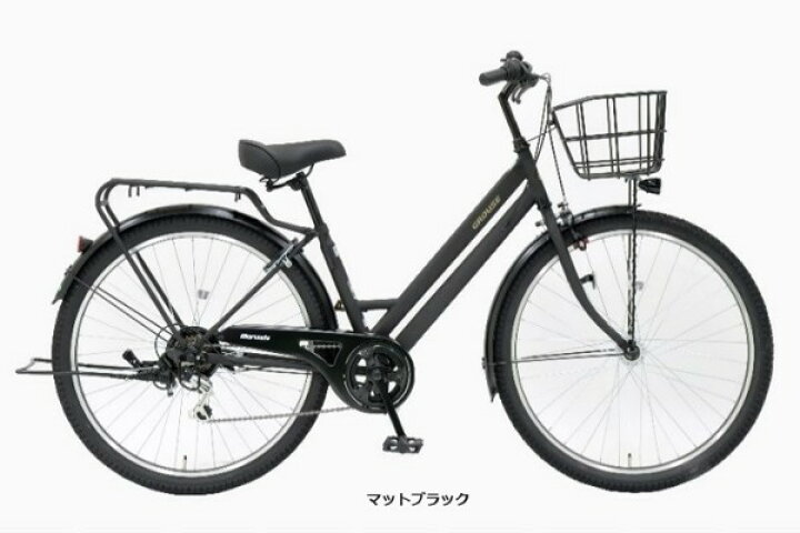 楽天市場】丸石サイクル New グラウス シティサイクル 26サイズ 6段 