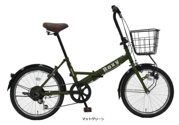 楽天市場】丸石サイクル ロキシー 折りたたみ自転車 (ニューカラー  