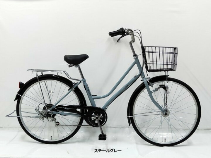 楽天市場】丸石サイクル ピーク 6段変速 26インチ シティサイクル 