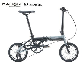 タイムセール！DAHON (ダホン) K3 2026年モデル