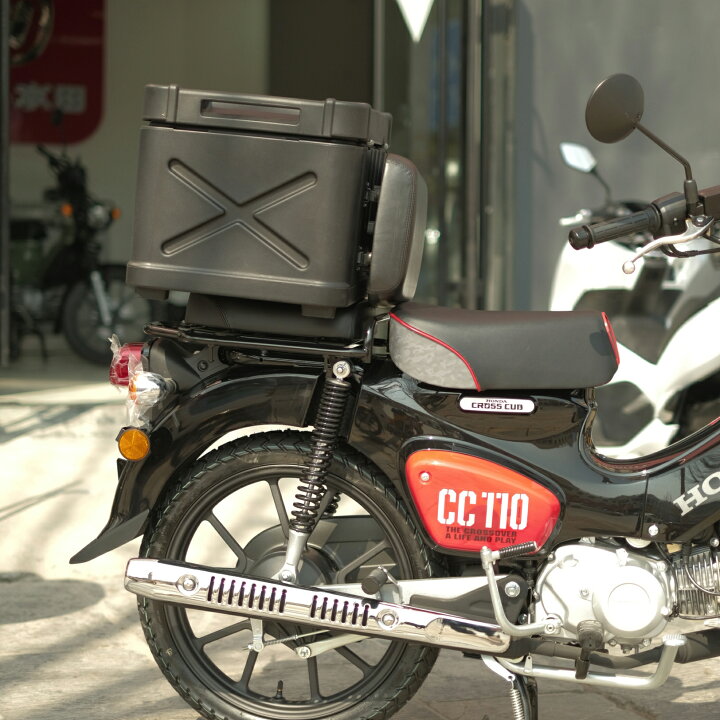 楽天市場】クロスカブ CC110 CC50 リアボックス 43l 大容量 リアトップ  