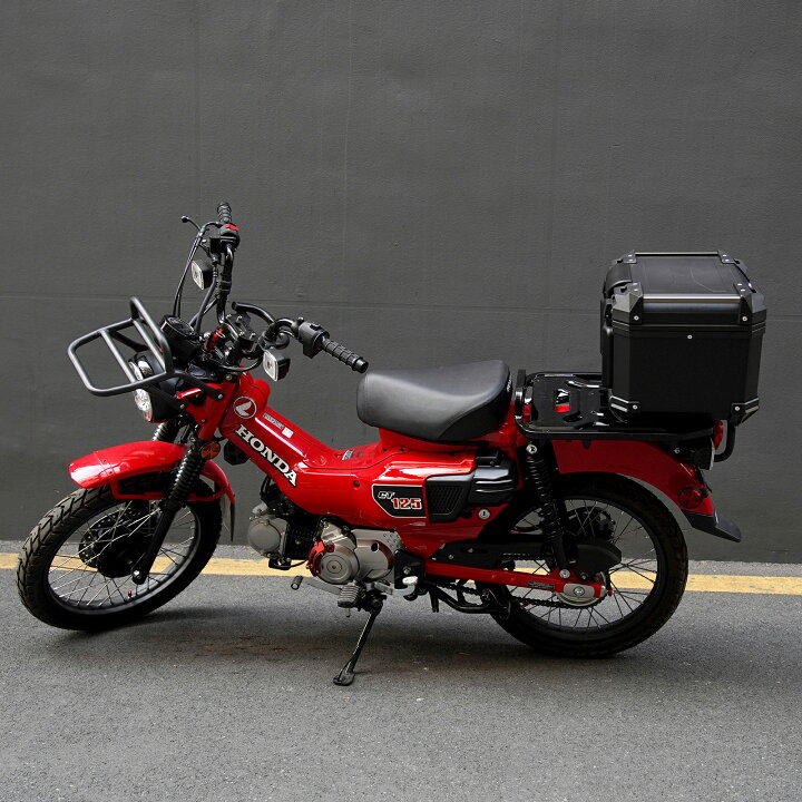 楽天市場】バイク リアボックス 45l 大容量 ABS制 軽量 防水防塵 着脱 