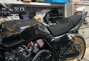 ホンダ CB400SF CB400SB シート ローダウン カスタム クッション 99-14 約15mm シート下げ バイク ブラウン ブラック カブシート 純正交換【取り寄せ】
