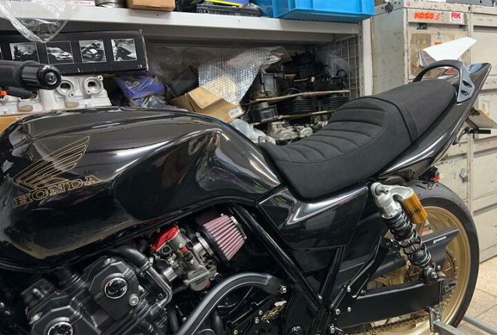 楽天市場】ホンダ CB400SF CB400SB シート ローダウン カスタム 