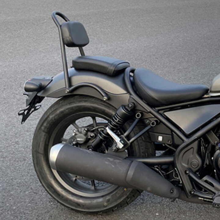 楽天市場】ホンダ レブル250 500 バイク バックレスト 背もたれ 