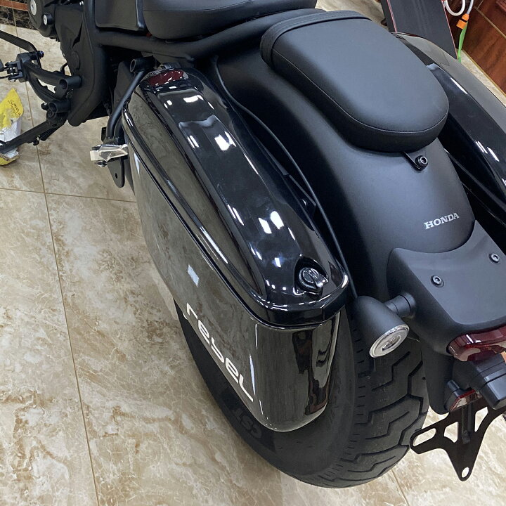 楽天市場】ホンダ レブル 250 500 サイドボックス 2個 鍵付き バイク用 