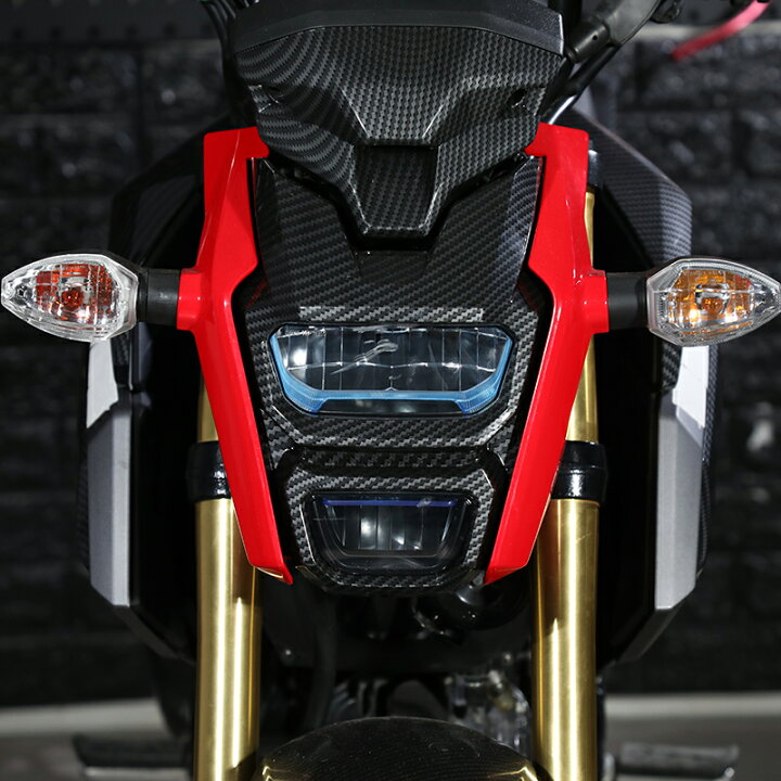 楽天市場】グロム GROM ヘッドライトカバー 純正交換 2016-2020 ランプ 