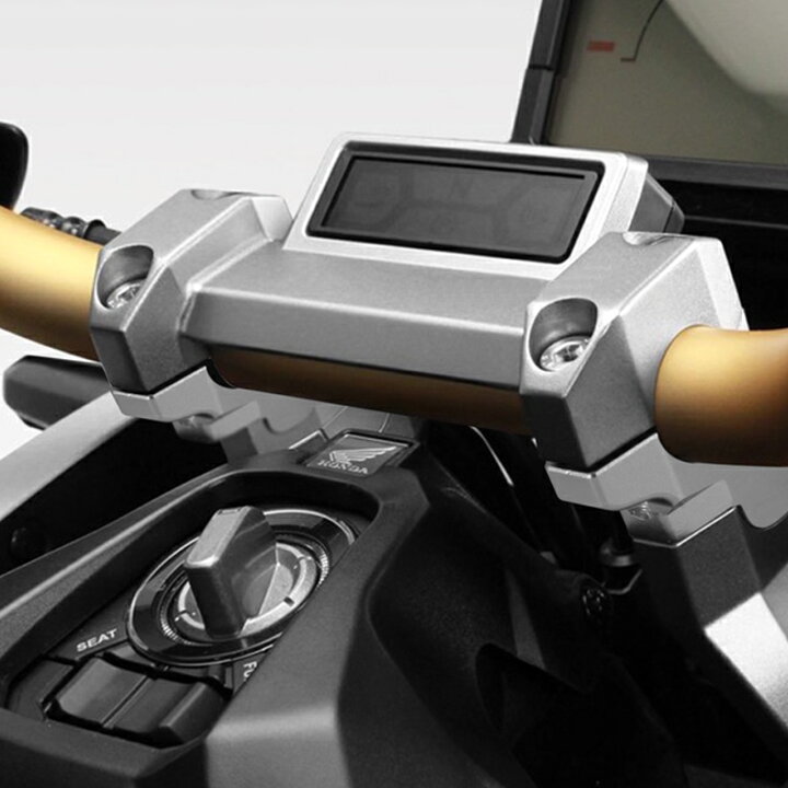 【全年式X-ADV】バーエンドアダプター/艶有りレッド オートバイハンドグリップ バーエンドプラグ モトハンドルバーキャップ適合する X-ADV X ADV 750 X ADV750 XA