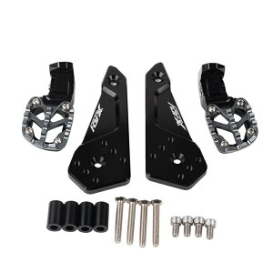 ホンダ X-ADV 750 XADV 750 リアフットペグ ペダル 折りたたみ アルミニウム オートバイ フットペグ タンデムステップタンデムブラケット ステップキット 左右セット カスタム 外装パーツ 【取り