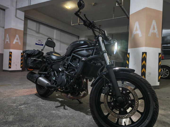楽天市場】カワサキ エリミネーター 400 SE バイクミラー ブルーミラー 