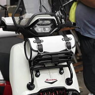 バイク フロントバッグ バイクミニタイプ ツールバックスタッズ付き PUレザー リアバッグ 収納バッグ 小…