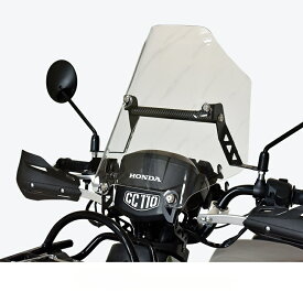 【クリア即納可】ホンダ クロスカブ 110 バイク ウインドシールド クリア スクリーン オートバイ用 風防 バイクフロントガラス オートバイ風ディフレクター 風防ウインドスクリーン カスタムパーツ バイク 汎用 カウル 金具ビス付き スモーク 透明 クリア
