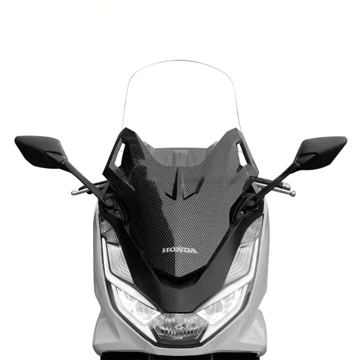 楽天市場】ホンダ PCX 160 ウインドシールド 前へ移動 バッグミラー 